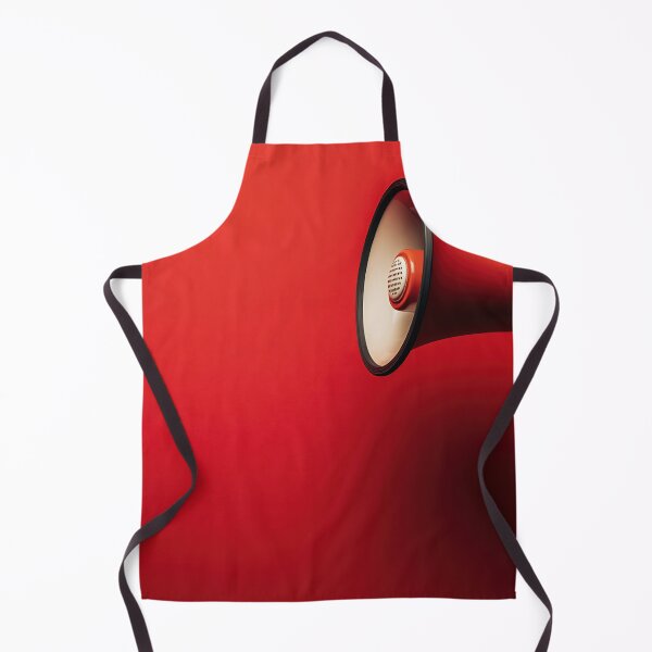 Item preview, Red background with megaphone designed and sold by anytka.