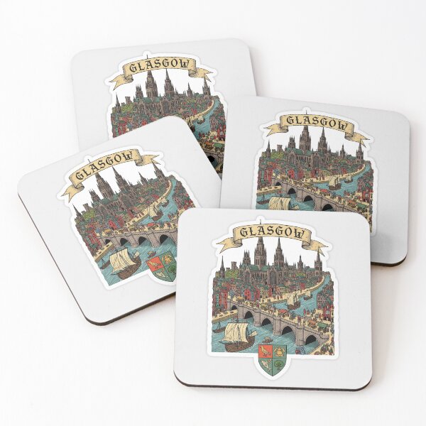 Item preview, Glasgow Medieval Scene designed and sold by pastinprint.