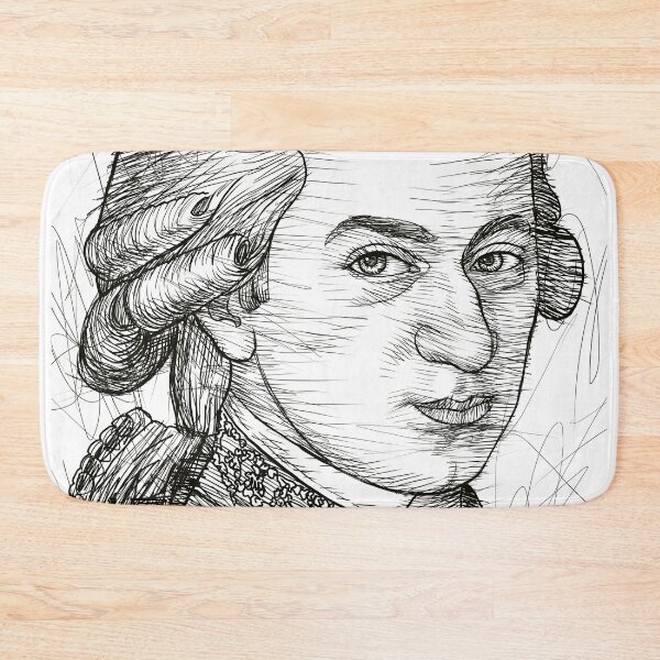 Item preview, WOLFGANG AMADEUS MOZART ink portrait .4 designed and sold by lautir.