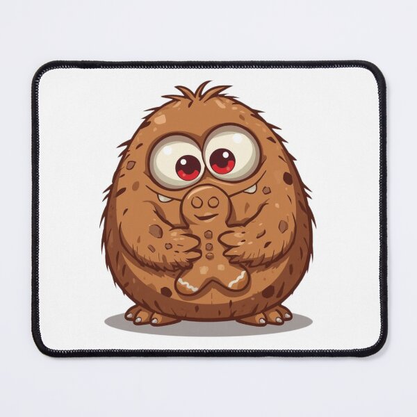 Item preview, Cute monster with Christmas cookie designed and sold by StormArte.