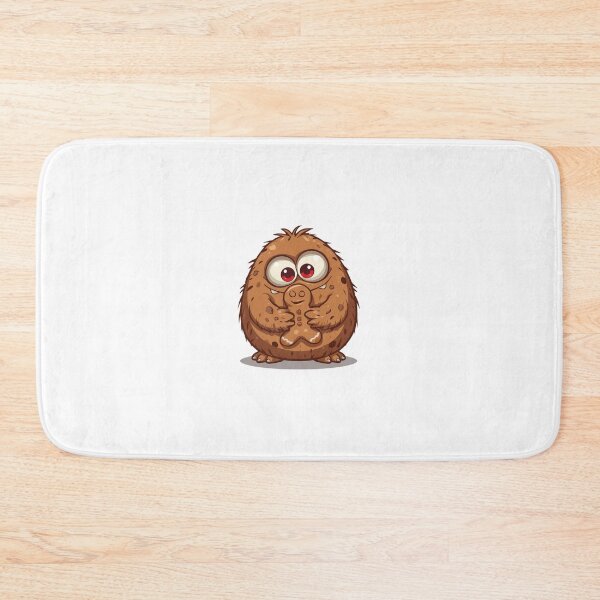 Item preview, Cute monster with Christmas cookie designed and sold by StormArte.