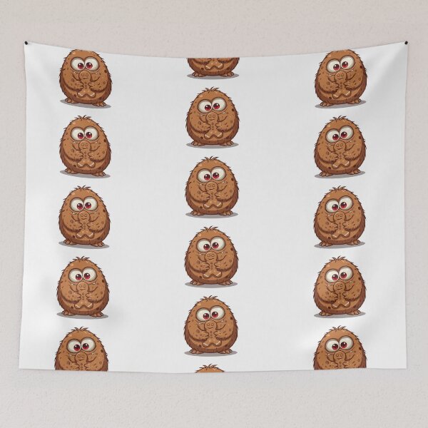 Item preview, Cute monster with Christmas cookie designed and sold by StormArte.