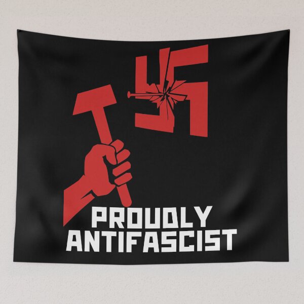 Item preview, Proudly Antifascist designed and sold by leftyshirts.