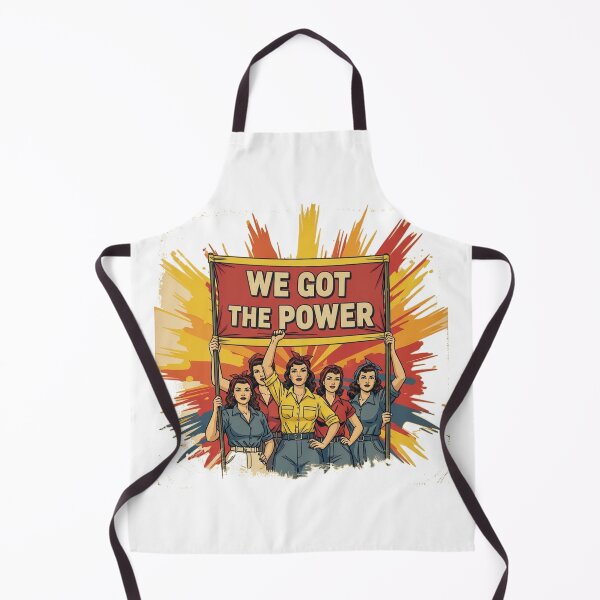 Item preview, United by Power – Retro Feminine Art designed and sold by Nave Curious Stuff.