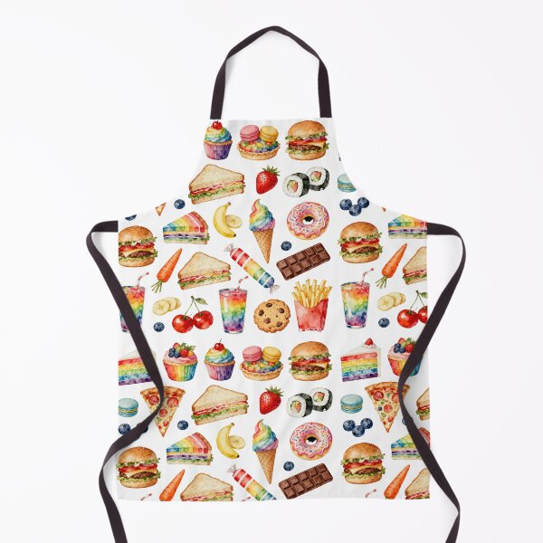Item preview, Rainbow Food Watercolor Collection designed and sold by LuckCraftStudio.