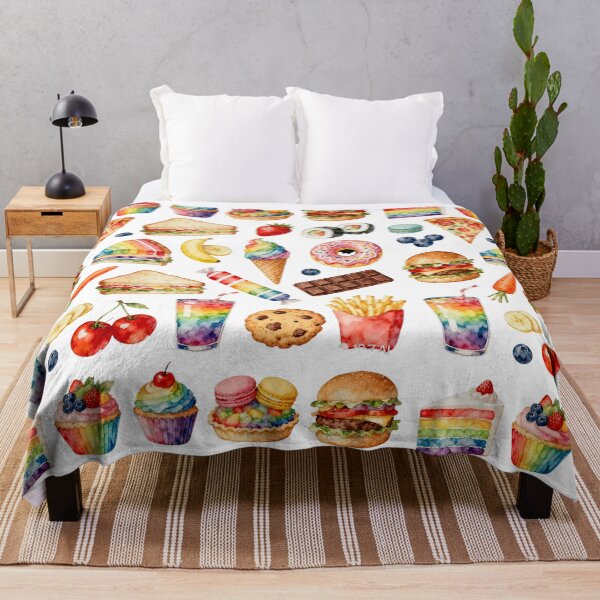 Item preview, Rainbow Food Watercolor Collection designed and sold by LuckCraftStudio.