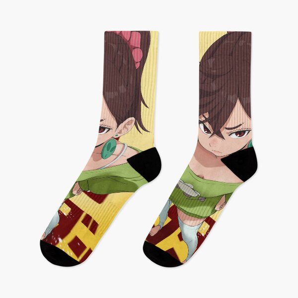 Artikelvorschau, Momo Ayase Dandadan Anime Girl Grünes Freizeitoutfit entworfen und verkauft von Kellanartist.