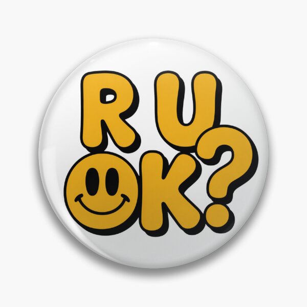 Item preview, Minimalist R U OK Shirt – Mental Health Awareness Typography Graphic designed and sold by Okada's t-shirts & accessories.
