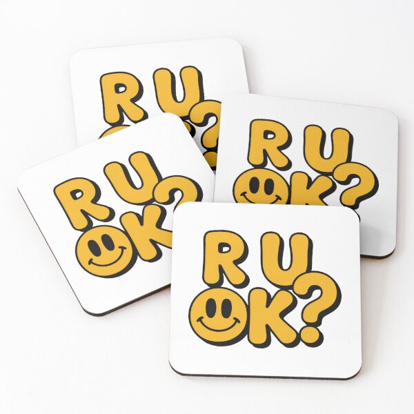 Item preview, Minimalist R U OK Shirt – Mental Health Awareness Typography Graphic designed and sold by Okada's t-shirts & accessories.