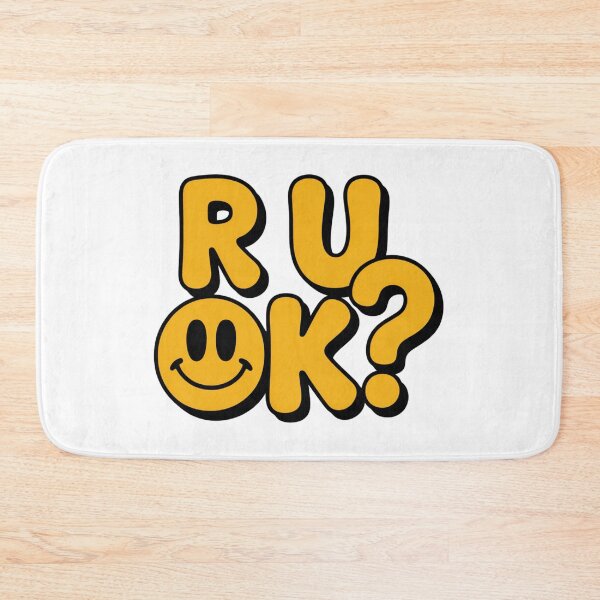 Item preview, Minimalist R U OK Shirt – Mental Health Awareness Typography Graphic designed and sold by Okada's t-shirts & accessories.