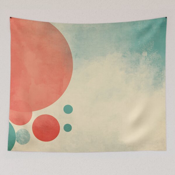 Item preview, Vibrant circles on texture designed and sold by anytka.