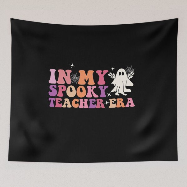 Item preview, In My Spooky Teacher Era Shirt – Cute Ghost Halloween Teacher designed and sold by Alluka Brand.