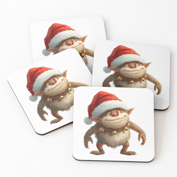 Item preview, Christmas furry elf with a red hat designed and sold by StormArte.