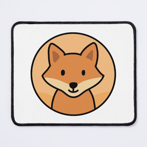 Item preview, Cute Fox Minimalist Round Animal Illustration designed and sold by PinFlick.