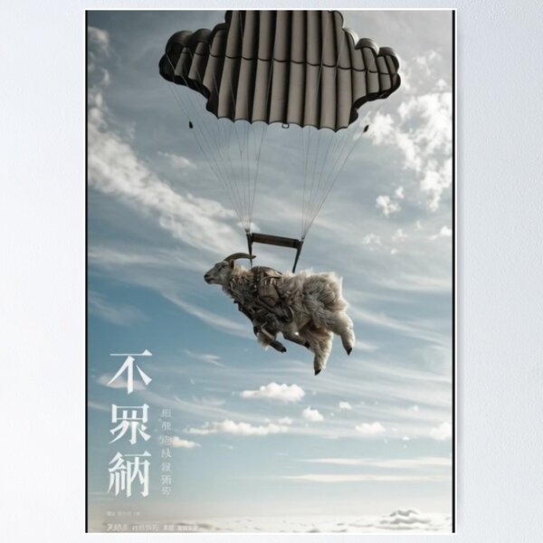 Item preview, "Ewe-nited Skies – Drop It Like It’s Fleece!" designed and sold by Print Fiction.