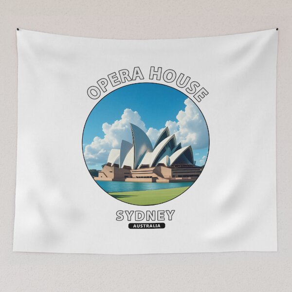 Item preview, Opera House - Sydney - Australia - vacation destination travel souvenir designed and sold by inkNext.