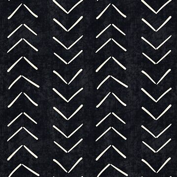 Artwork thumbnail, Boho Big Arrows in Black and White by House of Haha