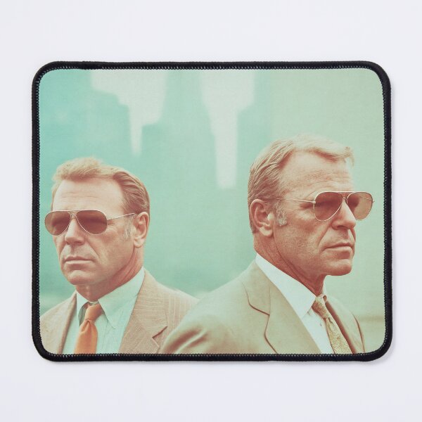 Item preview, Vintage detectives in urban setting designed and sold by anytka.