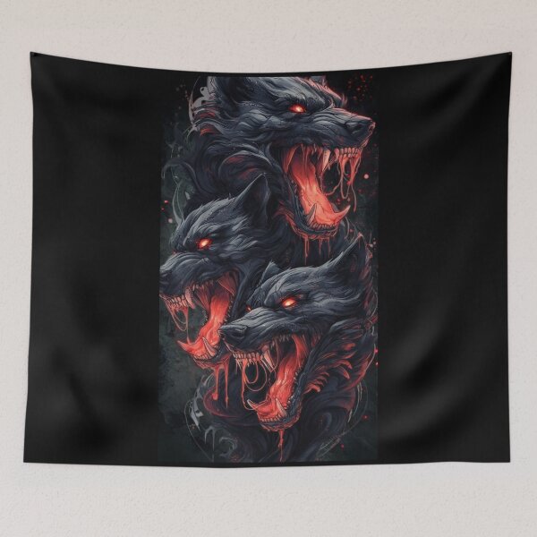Item preview, Ferocious Cerberus: The Hellhound Awakens designed and sold by Rogue-Fabric.