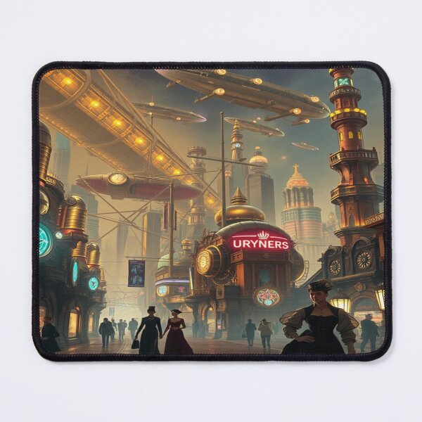 Item preview, Steampunk alleys & lantern vibes – where stories whisper & taverns awaken in golden light designed and sold by FotoworldEdel.