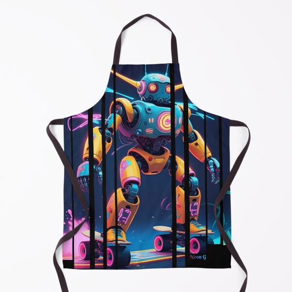 Item preview, Skater robot with neon spray 9 designed and sold by Neon G.