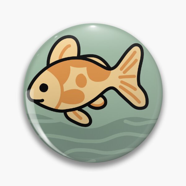 Artikelvorschau, Koi Fisch Minimalistische Kreis Tier Illustration entworfen und verkauft von PinFlick.