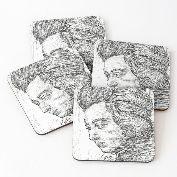 Item preview, WOLFGANG AMADEUS MOZART ink portrait .5 designed and sold by lautir.