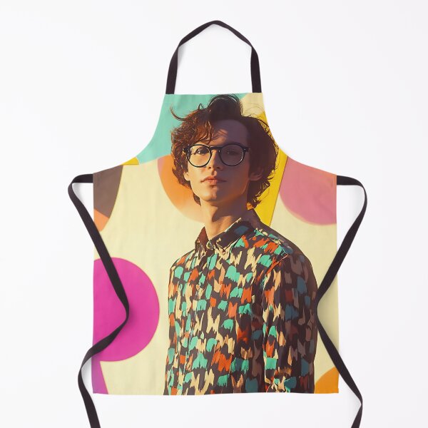 Item preview, Young man poses in colorful backdrop designed and sold by anytka.