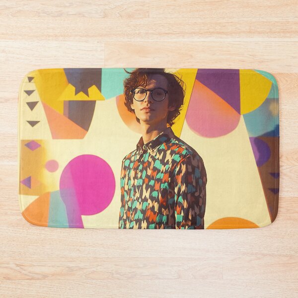 Item preview, Young man poses in colorful backdrop designed and sold by anytka.