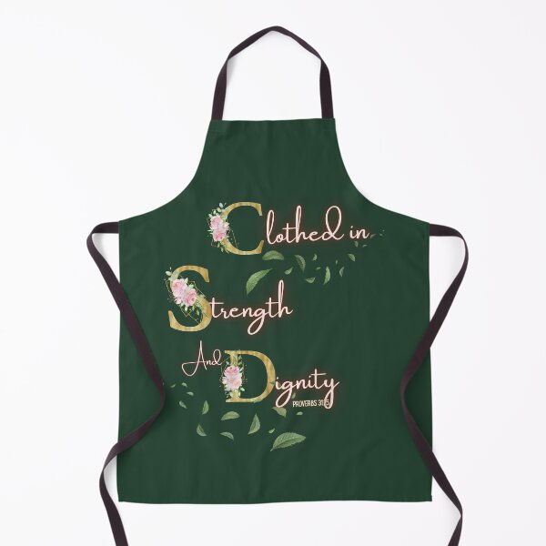 Item preview, Clothed in Strength and Dignity – Proverbs 31:25 Bible Verse designed and sold by Ausra789.