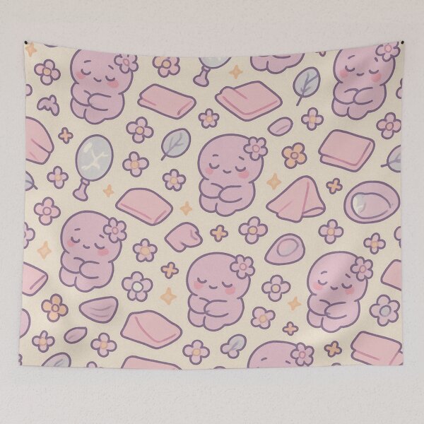 Item preview, Vergonzia - Floral Print and Vulnerability designed and sold by Kolors Otilium Studio.