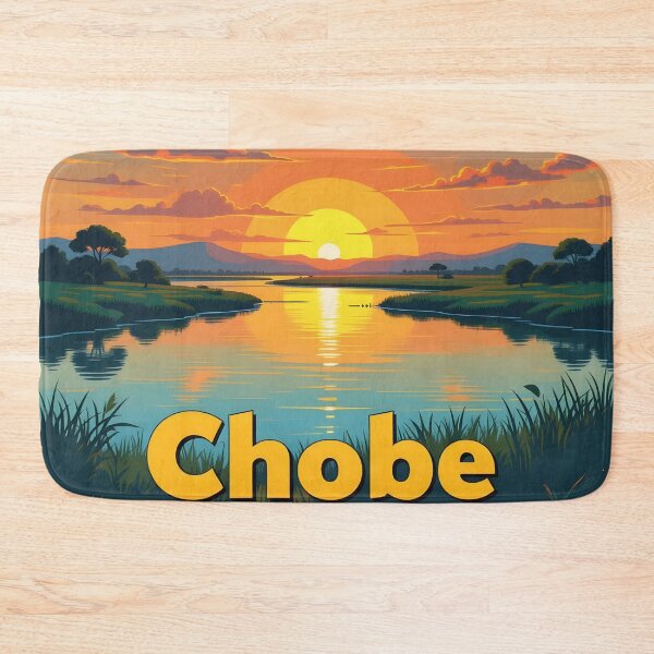 Item preview, Chobe National Park: Vintage-Style Painterly Travel Poster designed and sold by LSVart.