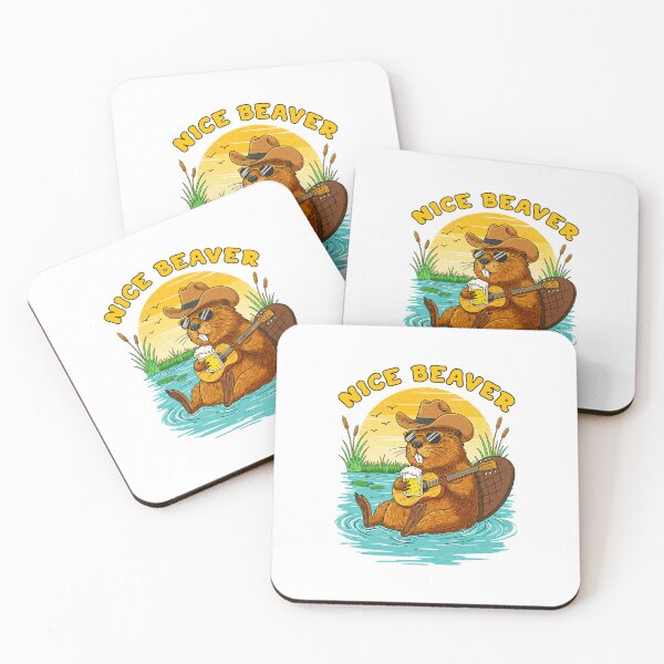 Item preview, Nice Beaver Playing Guitar Funny designed and sold by TeeARTHY.