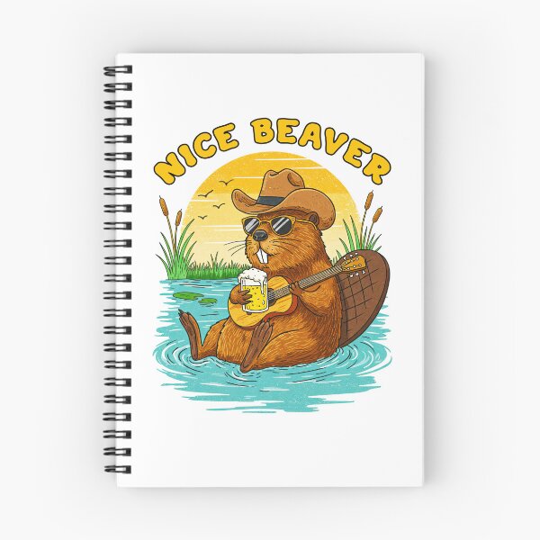 Item preview, Nice Beaver Playing Guitar Funny designed and sold by TeeARTHY.