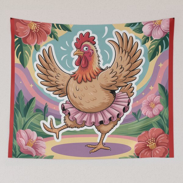 Item preview, A funny chicken dancing lambada. designed and sold by Lilashakti ⭐️ ⭐️ ⭐️ ⭐️ ⭐️.