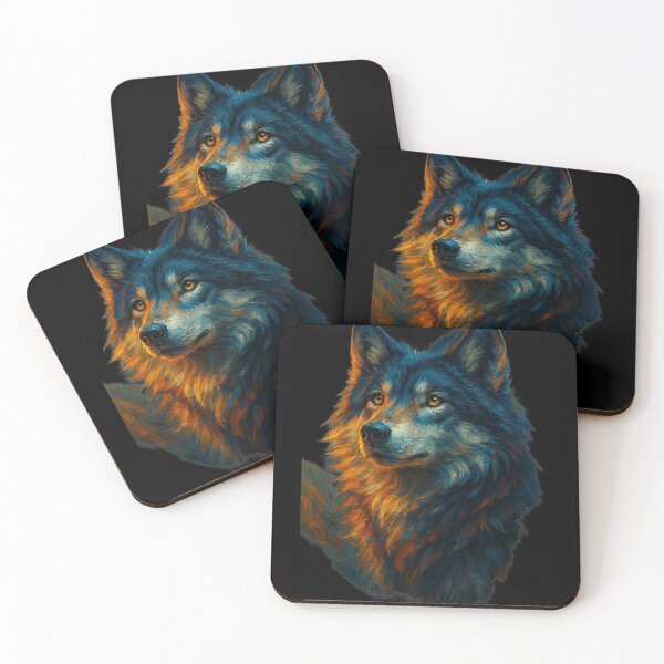 Item preview, Mystic Wolf Powerful Nature Design designed and sold by DailyVibeShop.
