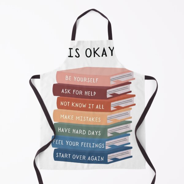 Item preview, It's Okay to Not be Okay Motivational Saying Book Lover Gift Men Woman Kids designed and sold by Taylor ART.