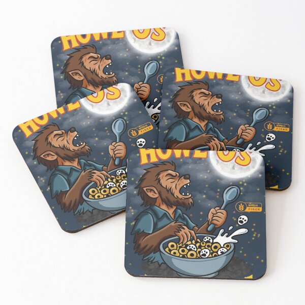 Item preview, Howl-O’s – Werewolf Inspired Horror Cereal Art | Beautifully Blaze  designed and sold by BeautifullyBlaze.