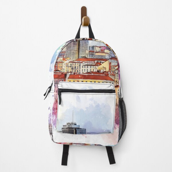 Item preview, Lisbon sunset cityscape designed and sold by anytka.