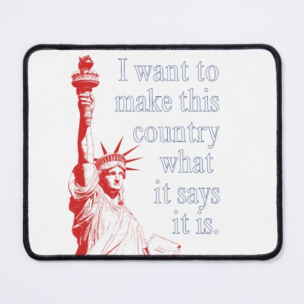 Item preview, I want to make this country what it says it is | dissent is patriotic design designed and sold by leftyshirts.