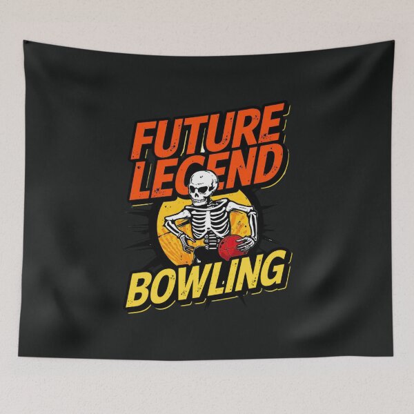 Item preview, Future Bowling Legend Skeleton Athlete designed and sold by Zakrytos ★★★★★.