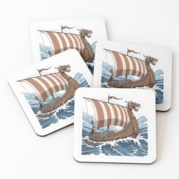 Item preview, Viking Longboat designed and sold by pastinprint.