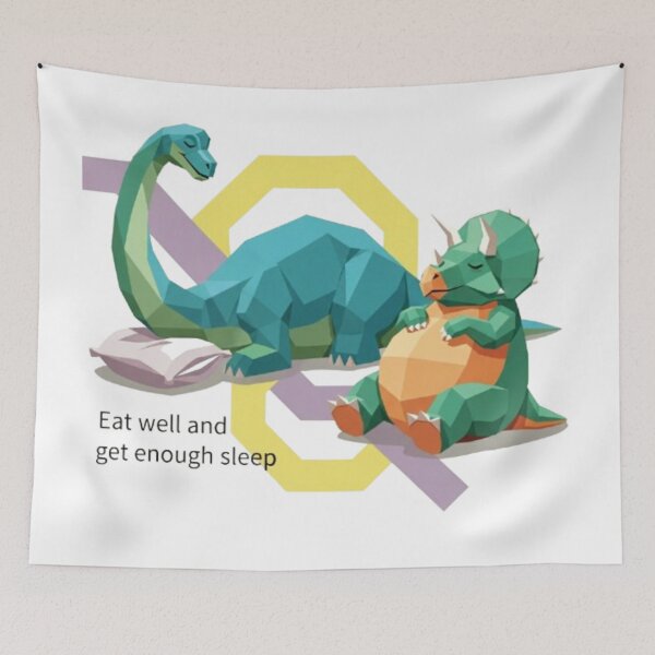 Item preview, Eat well and get enough sleep. designed and sold by PP&RAINBOW SHOP.
