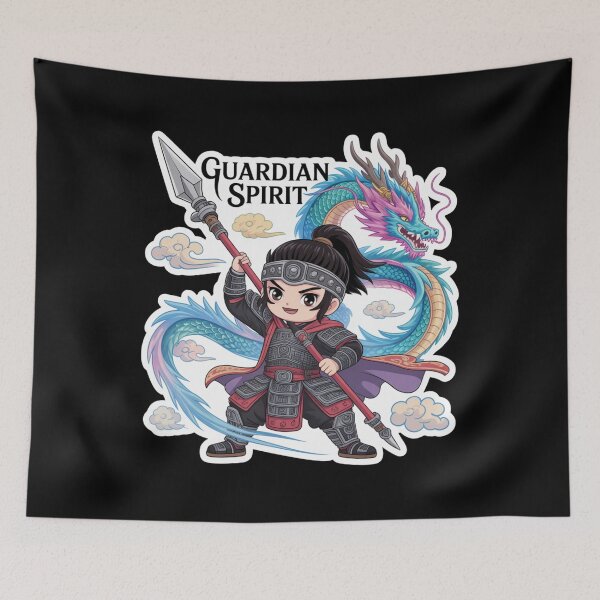Item preview, Guardian Spirit Anime, chibi, Cute Mystical Spirit Animal Design for Fans of Fantasy, Magic Essential T-Shirt  designed and sold by podlook.