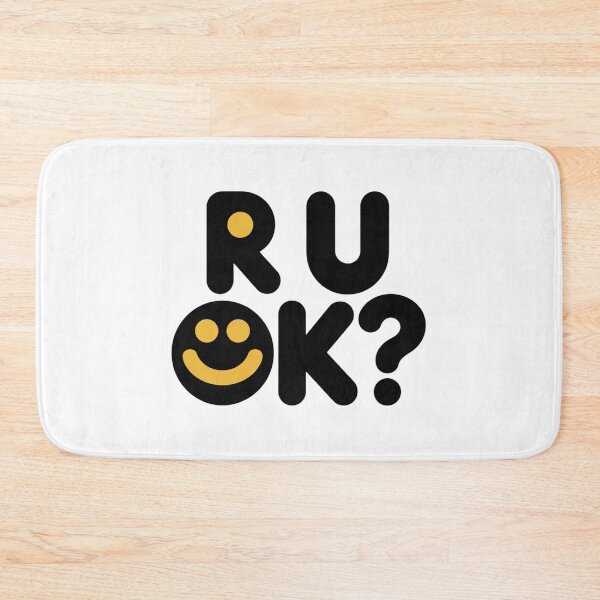 Item preview, Minimalist R U OK Shirt – Mental Health Awareness Typography Graphic designed and sold by Okada's t-shirts & accessories.