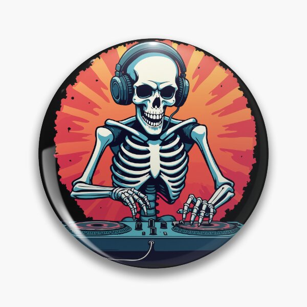 Item preview, Skeleton DJ – Party until dawn designed and sold by Hans-Design.