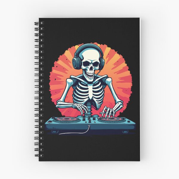 Item preview, Skeleton DJ – Party until dawn designed and sold by Hans-Design.
