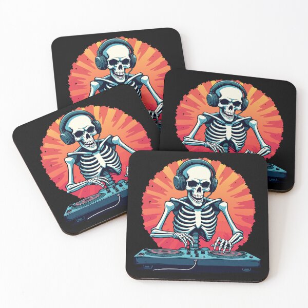 Item preview, Skeleton DJ – Party until dawn designed and sold by Hans-Design.