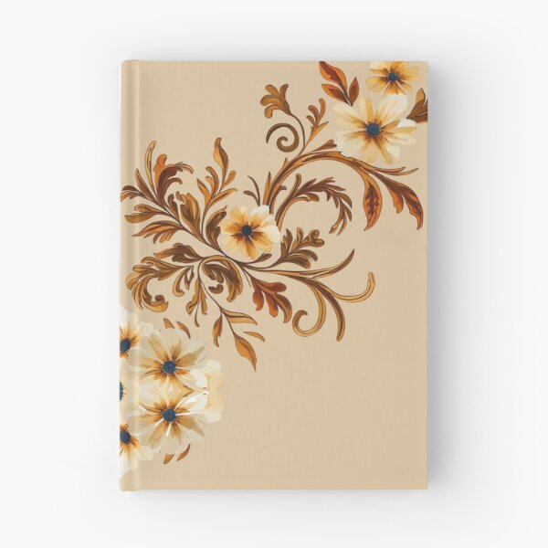 Item preview, Vintage Golden Floral Scrollwork Journal designed and sold by FitchByEvelyn.