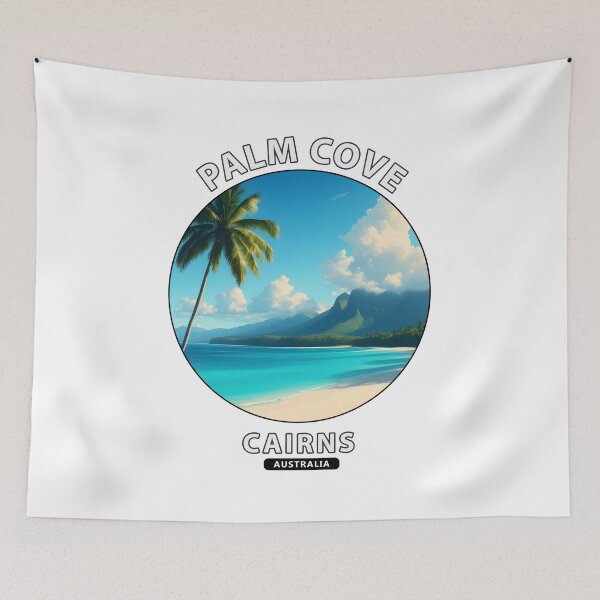 Item preview, Palm Cove - Cairns - Australia - beach tropical vacation travel designed and sold by inkNext.